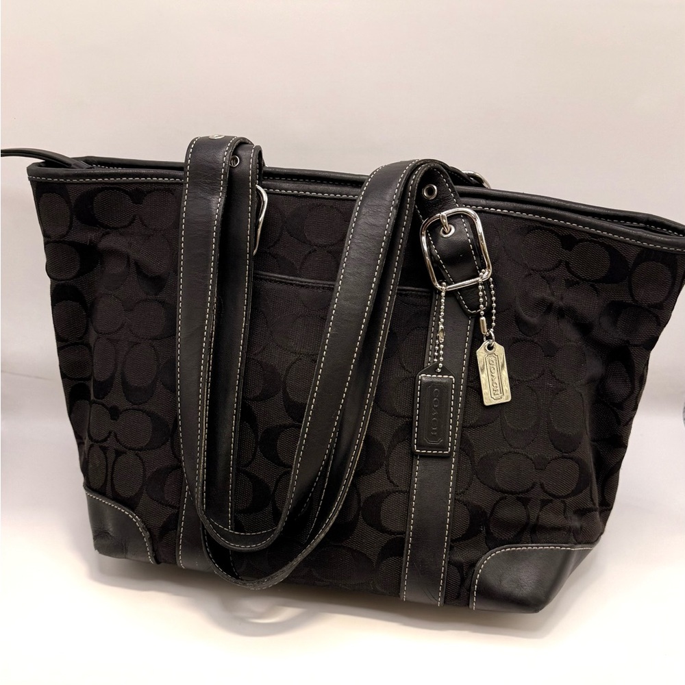 Vintage Coach Signature Tote Bag